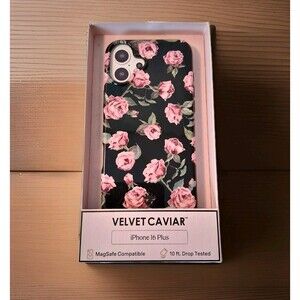 VELVET CAVIAR Apple iPhone 16 Plus MagSafe Case - Pink Rose Floral